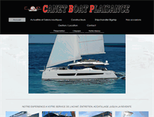 Tablet Screenshot of canetboatplaisance.com